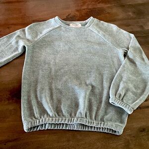 Girls waffled style light sweater